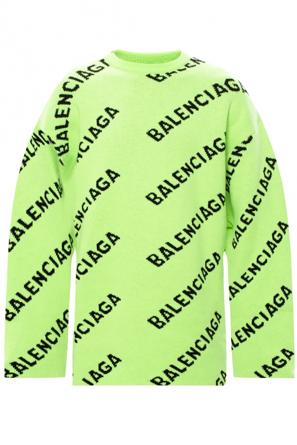 Balenciaga neon sweater on sale